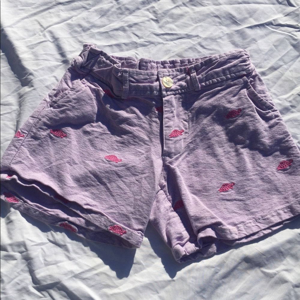 Lolly Wolly Doodle turtle shorts Size 8 purple
